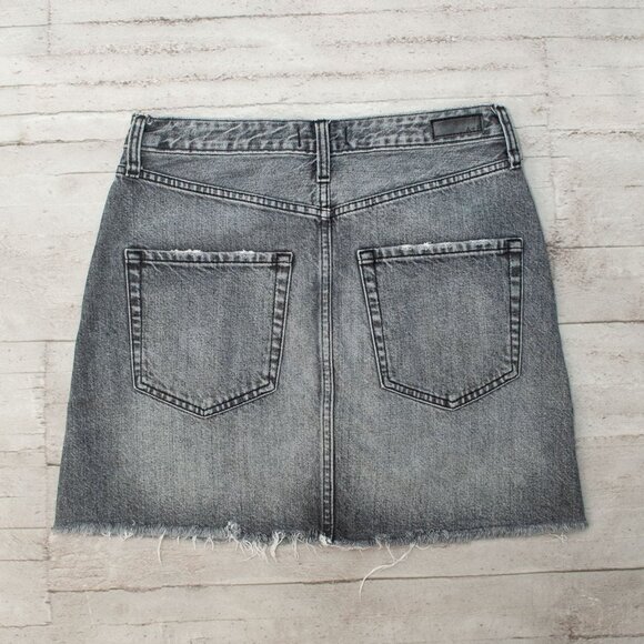 Abercrombie & Fitch Black Denim Mini Skirt size 28 - Picture 4 of 6